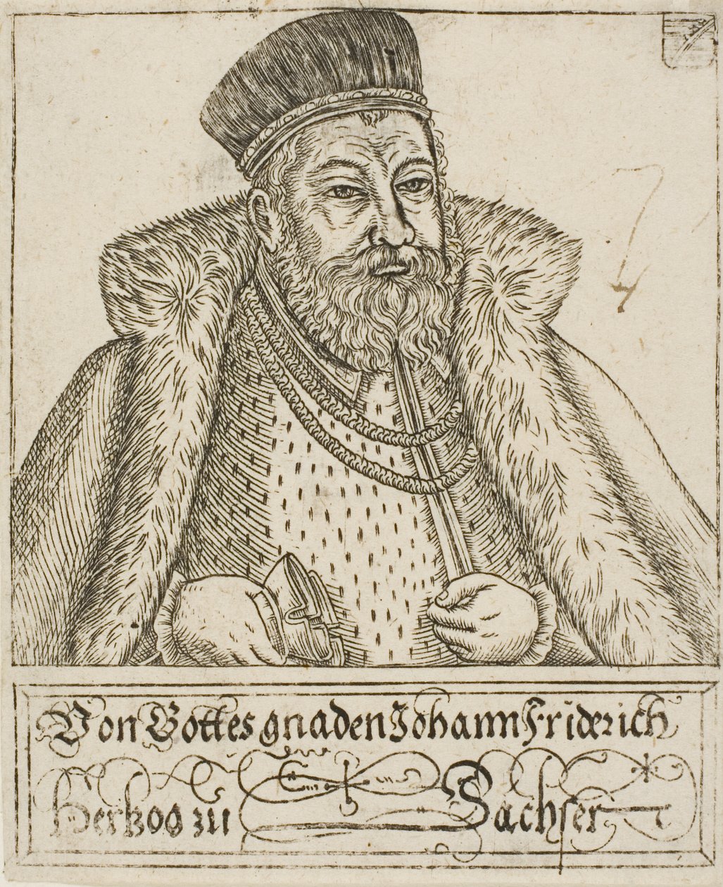 Johann Friedrich, fra saksiske hertuger og kurfyrster av Balthasar Jenichen