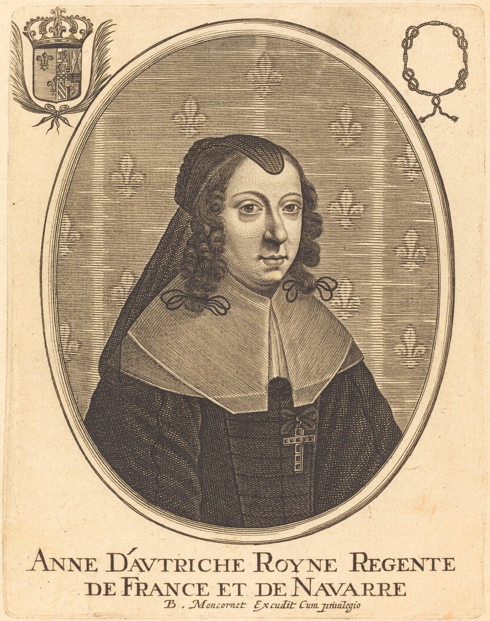 Anne av Østerrike av Balthasar Moncornet