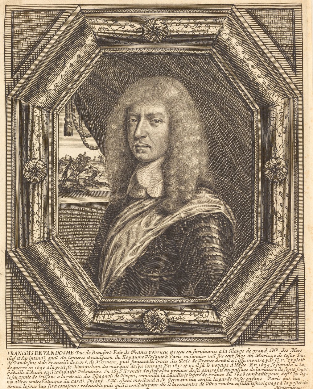 Francois de Vendome, hertug av Beaufort av Balthasar Moncornet