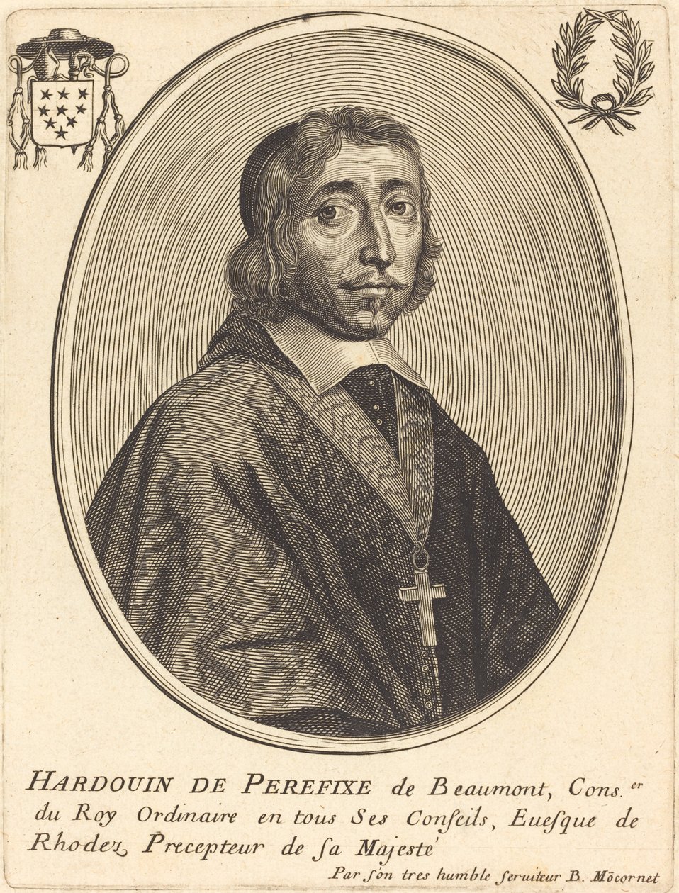 Hardouin de Beaumont de Perefixe av Balthasar Moncornet