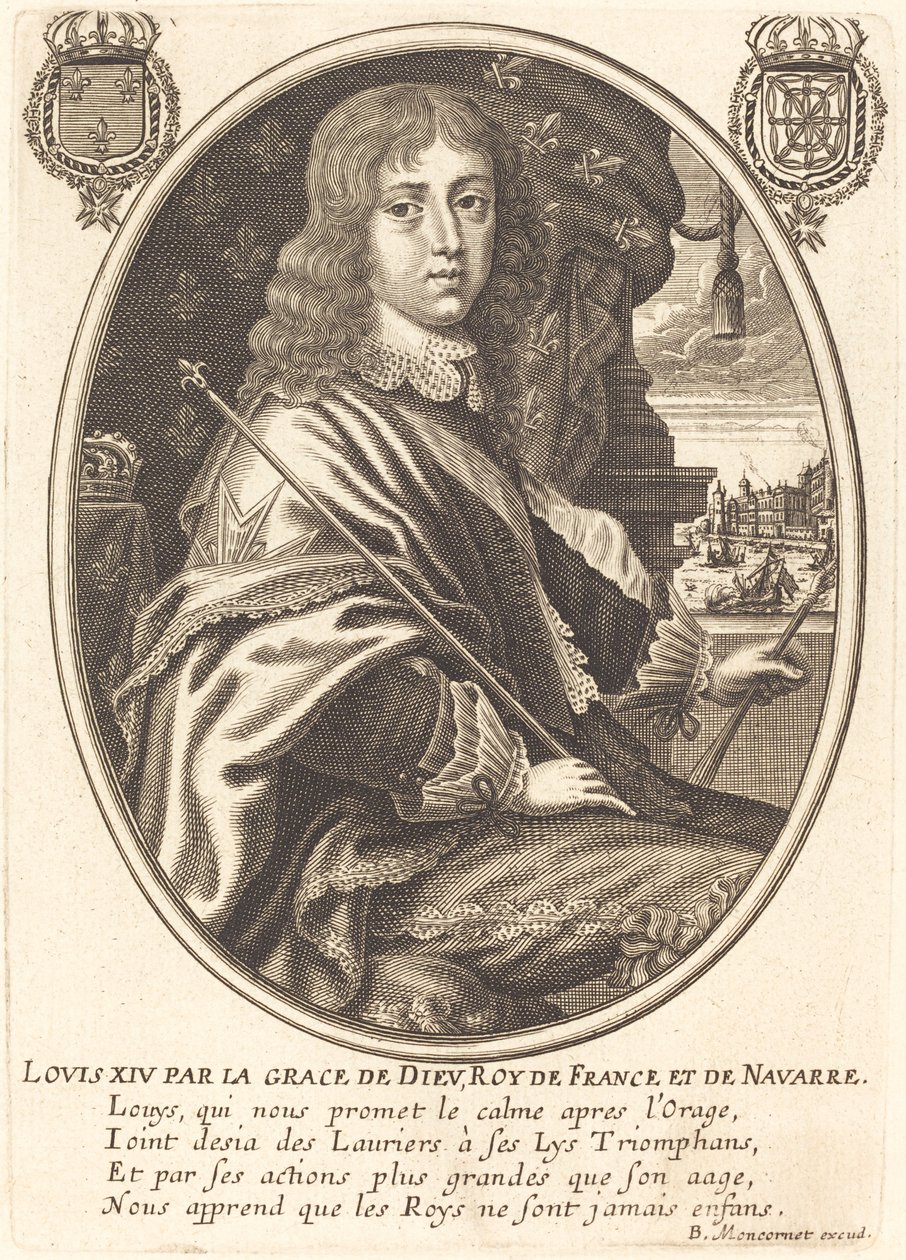 Ludvig XIV, konge av Frankrike av Balthasar Moncornet