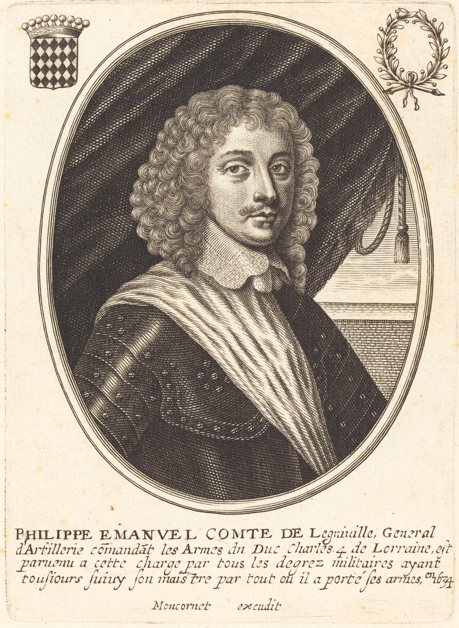 Philippe Emmanuel, greve av Ligneville av Balthasar Moncornet