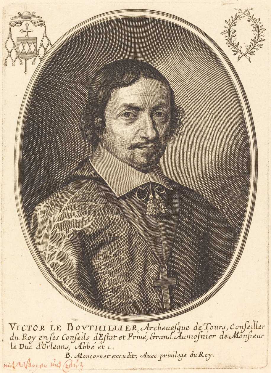 Victor Bouthillier av Balthasar Moncornet