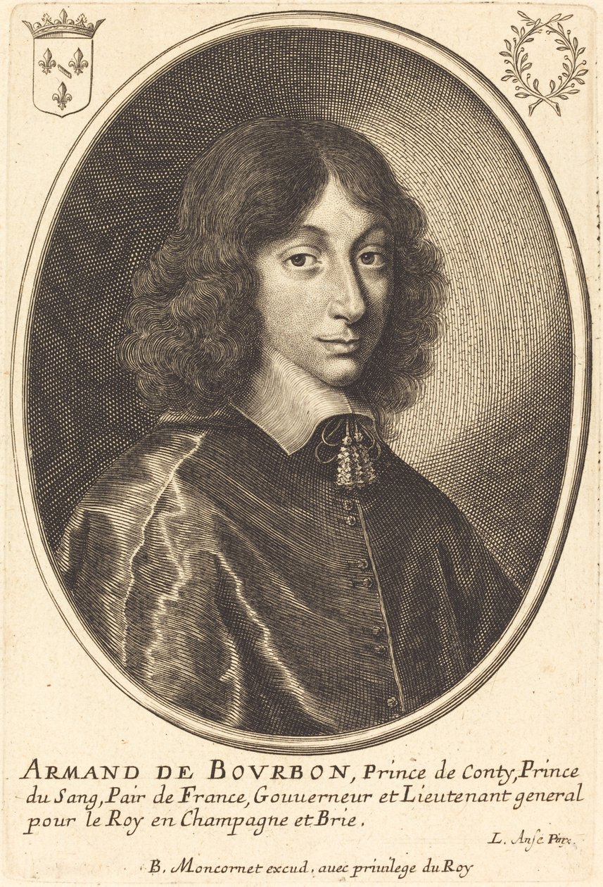 Armand av Bourbon av Balthasar Moncornet after Luggert van Anse