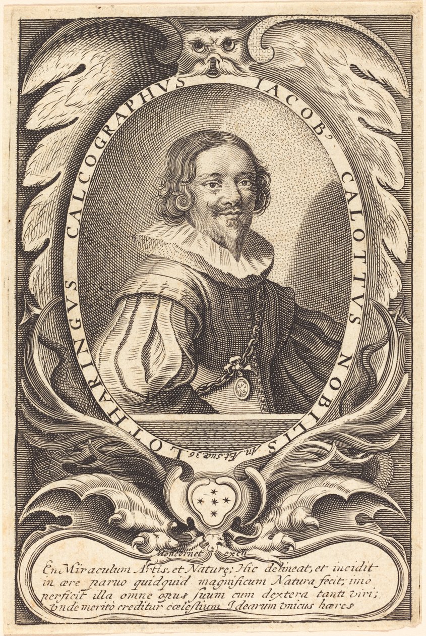 Jacques Callot av Balthasar Moncornet after Michel Lasne