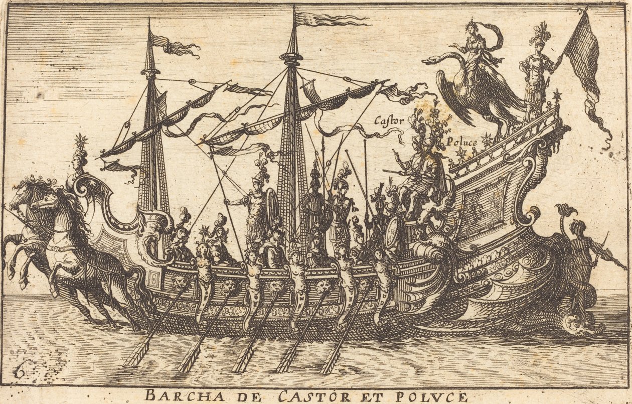 Bercha de Castor er Poluce av Balthasar Moncornet after Remigio Cantagallina