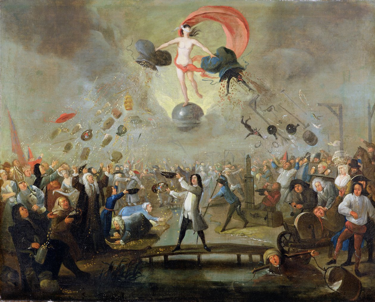 Allegory of Fortune, ca. 1730 (olje på lerret) av Balthasar Nebot