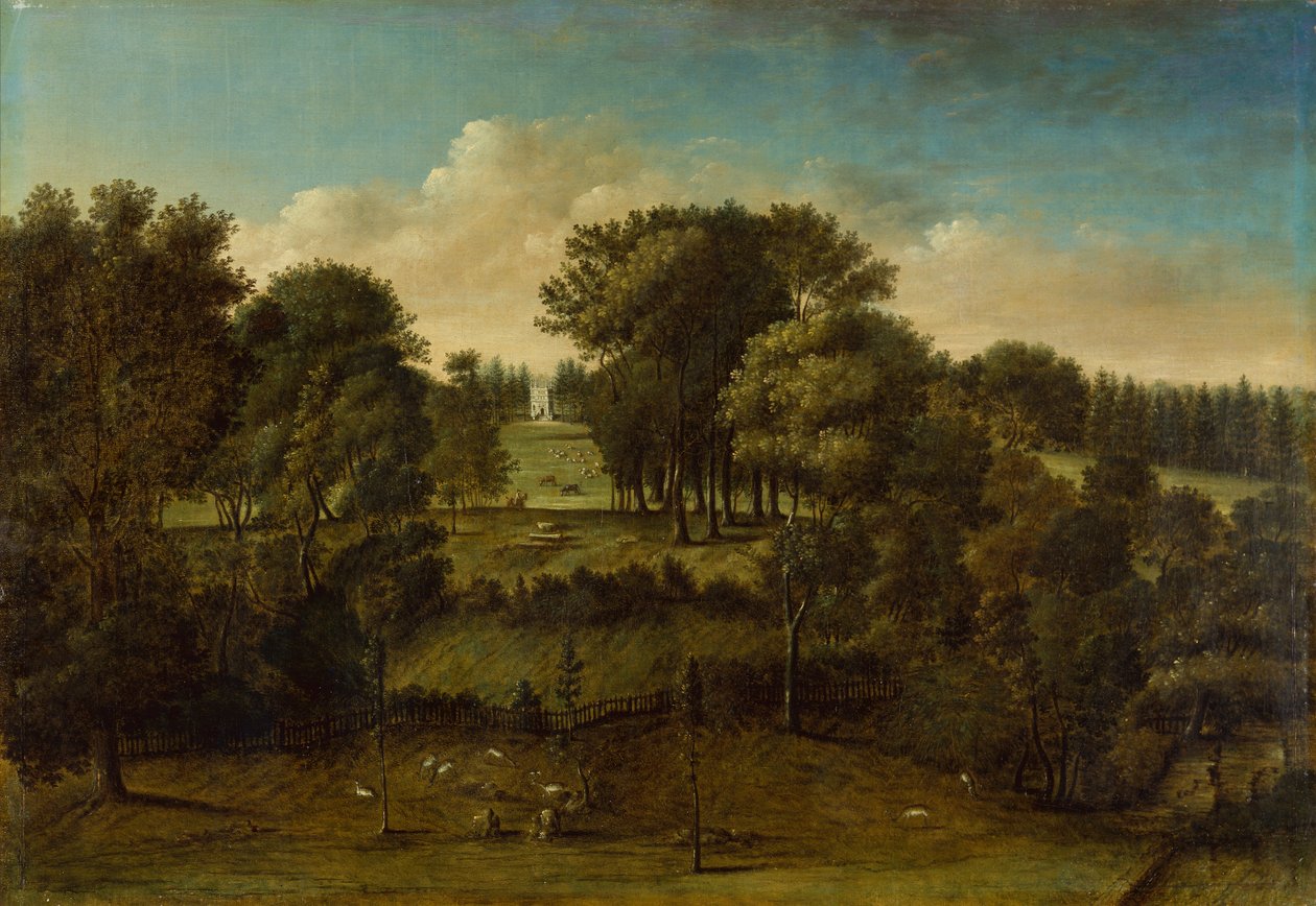 Studley Royal, Yorkshire (olje på lerret) av Balthasar Nebot