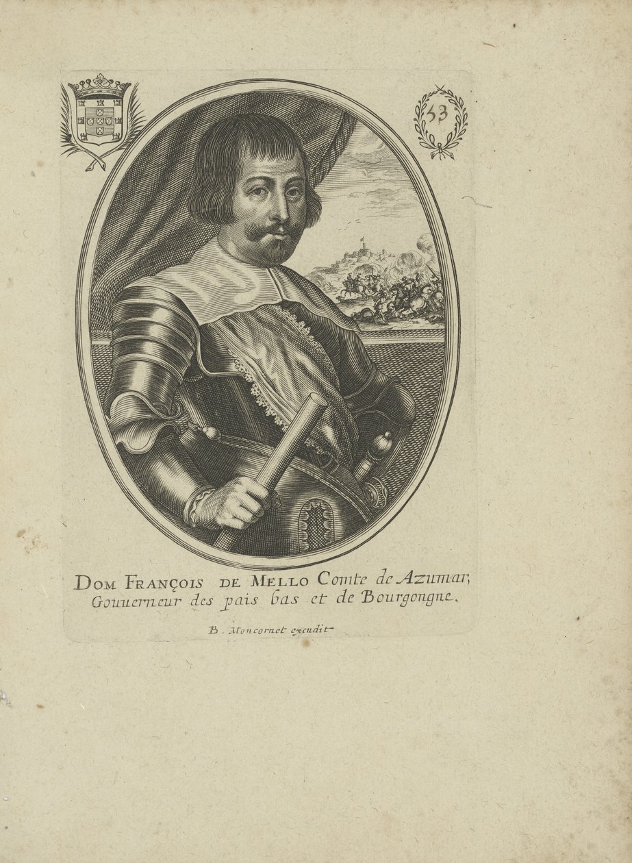Francisco Manuel de Mello 1608-1666, en 1640-1650. av Balthazar Moncornet