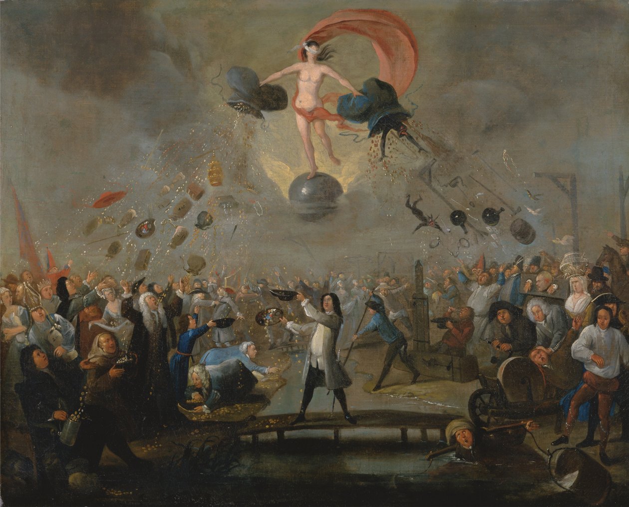Allegory of Fortune, ca 1730 av Balthasar Nebot