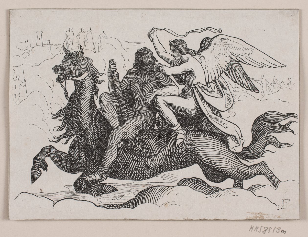 Illustrasjon for "Arngrims sønner" av Balzer Dahl
