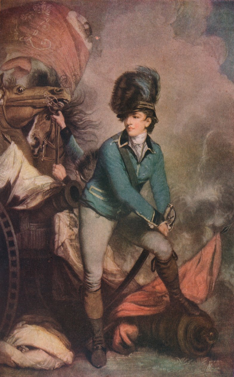 General Sir Banastre Tarleton, 1st Baronet, 1782. Britisk soldat og politiker, 1919 av Banastre Tarleton