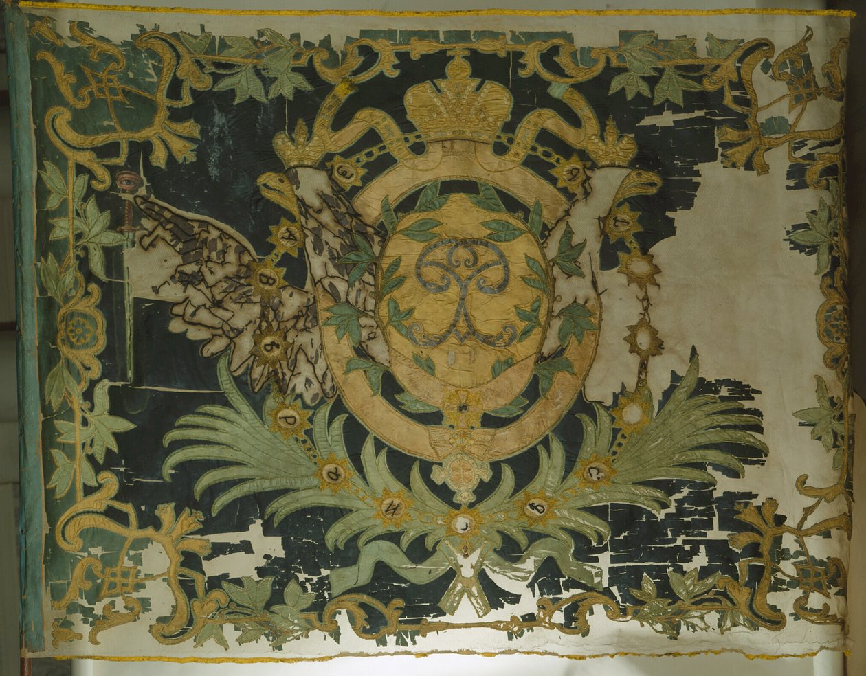 Saint George-flagget til infanteriregimentet, 1762 av Banners and Standards Flags