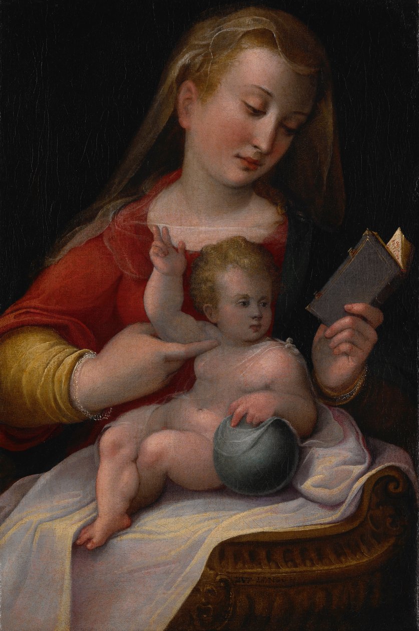 Madonna og Child av Barbara Longhi