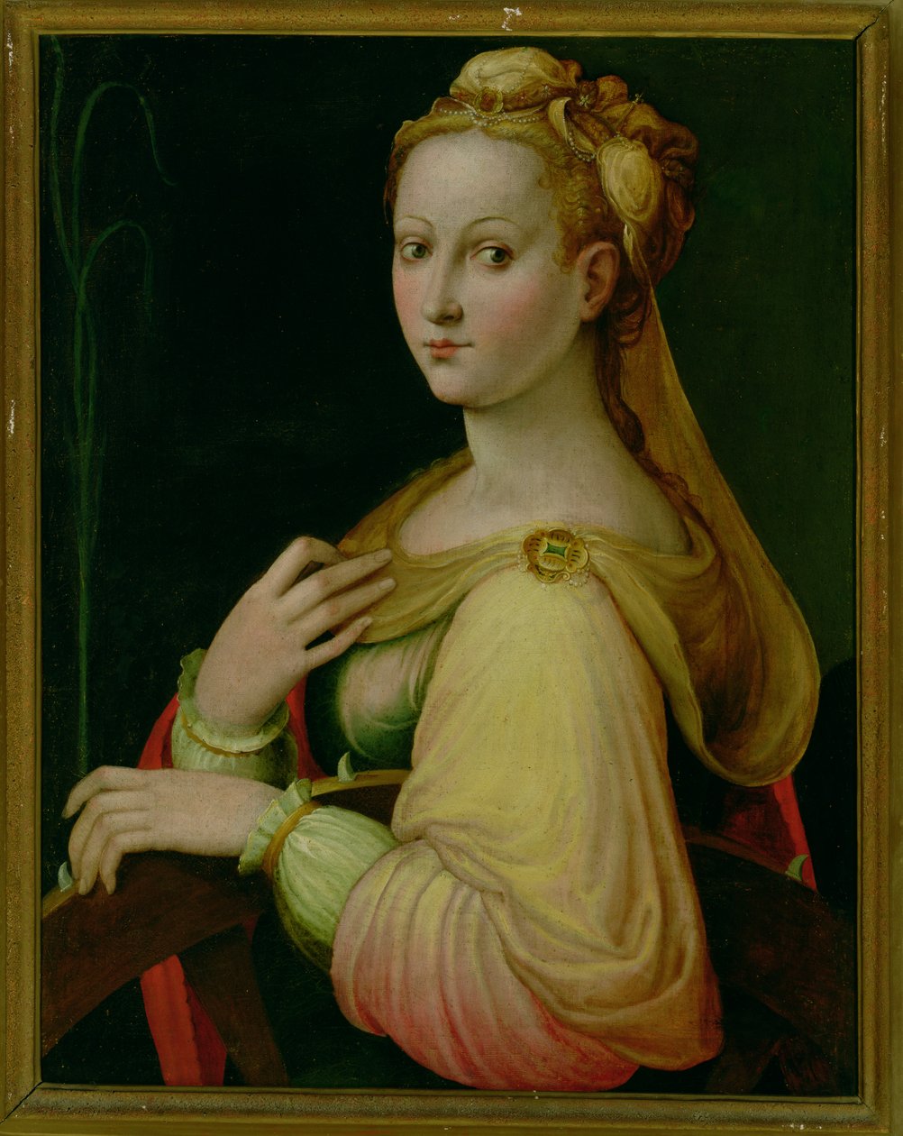 St. Katarina av Alexandria av Barbara Longhi