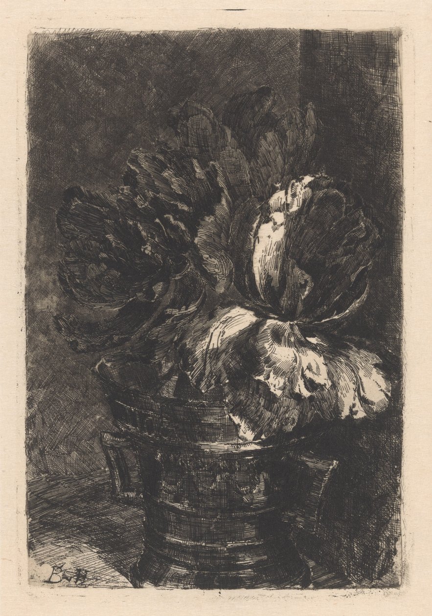 Tulipaner i kobbermørtel av Barbara Elisabeth van Houten
