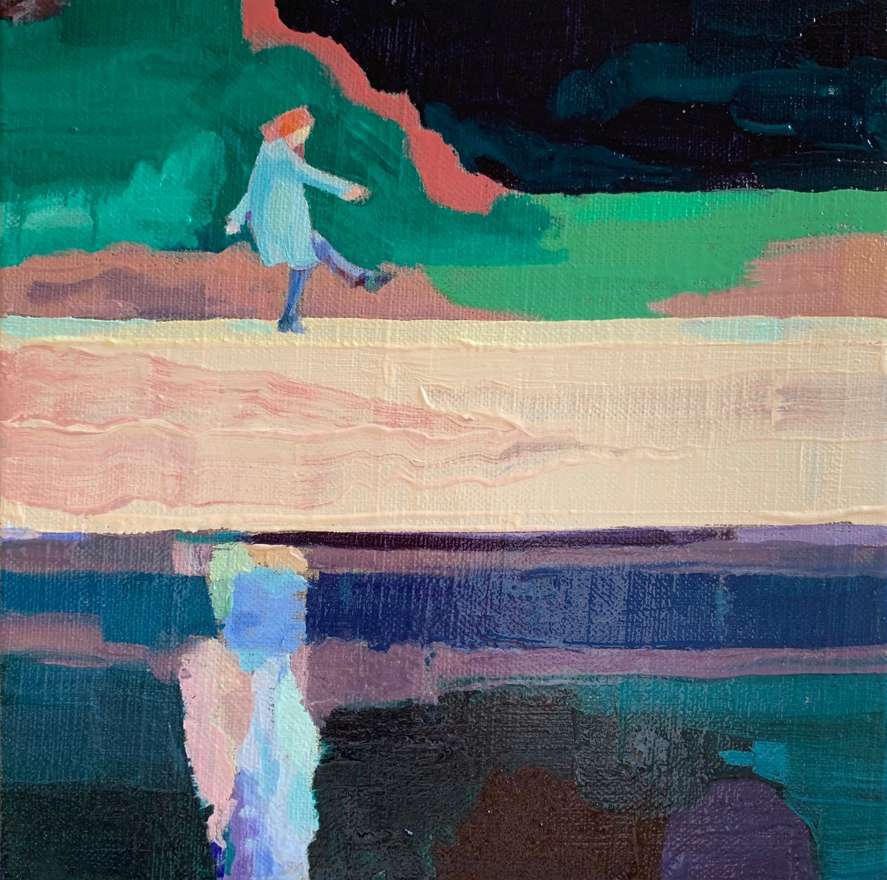 Crossing, 2020 av Barbara Hoogeweegen