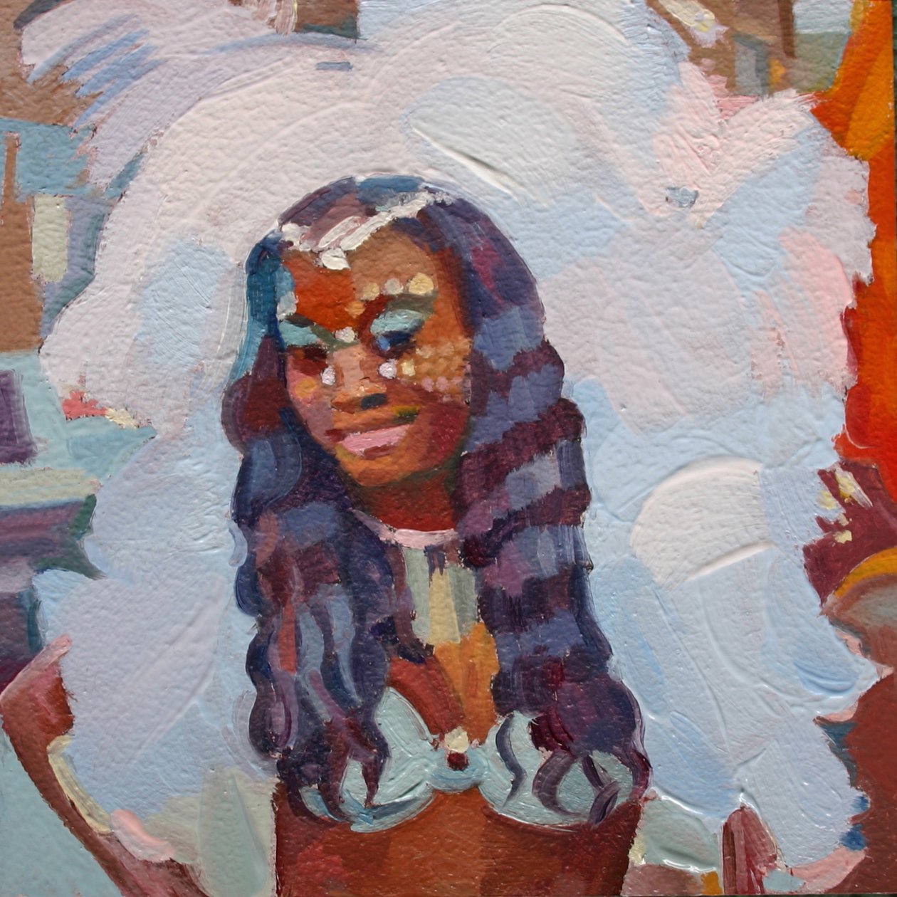 "Face 14", 2012 av Barbara Hoogeweegen