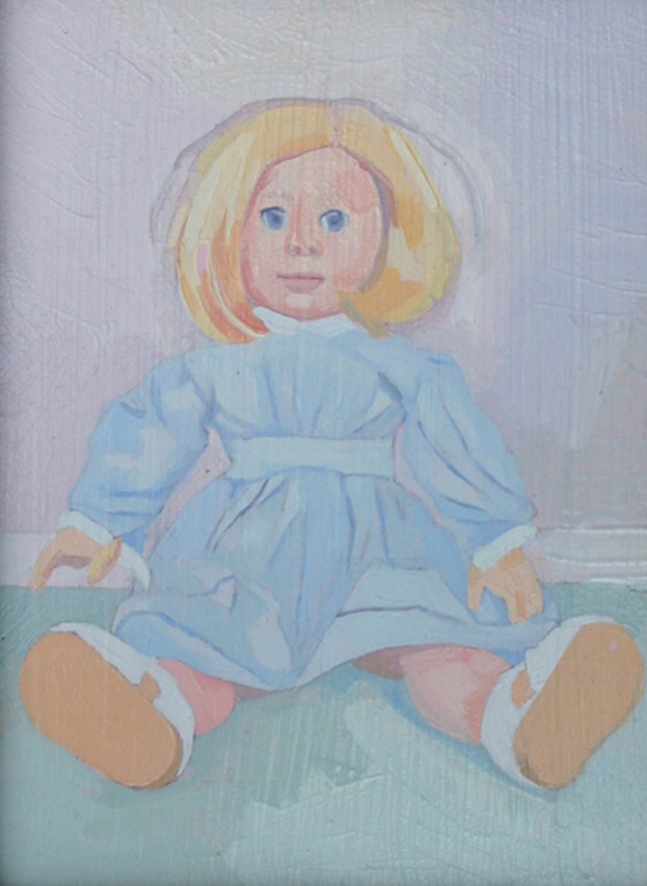 'Uunngåelig - amerikansk dukke', 2014 av Barbara Hoogeweegen
