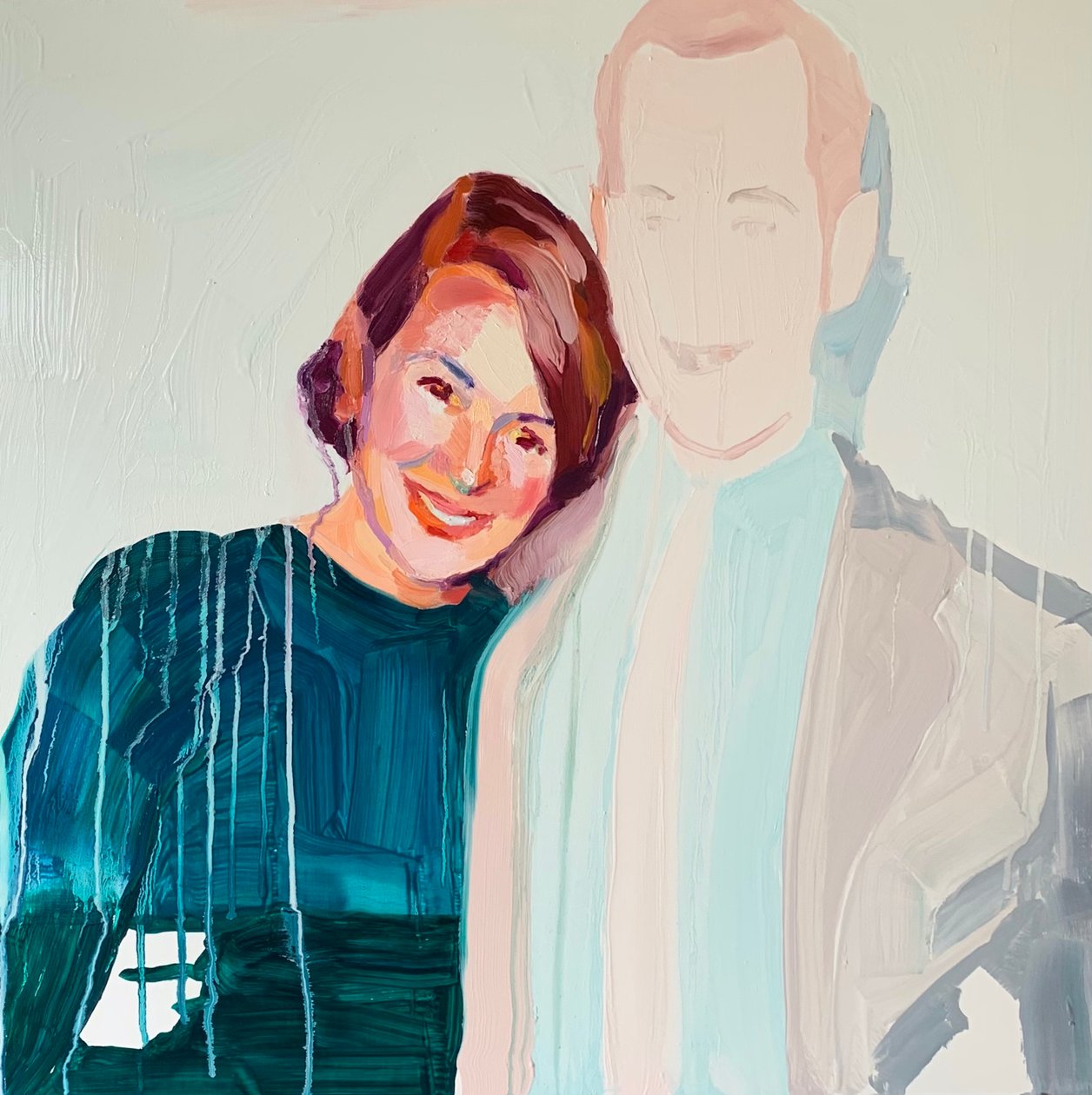 Nostalgia, 2021 (olje på polyesterlerret) av Barbara Hoogeweegen