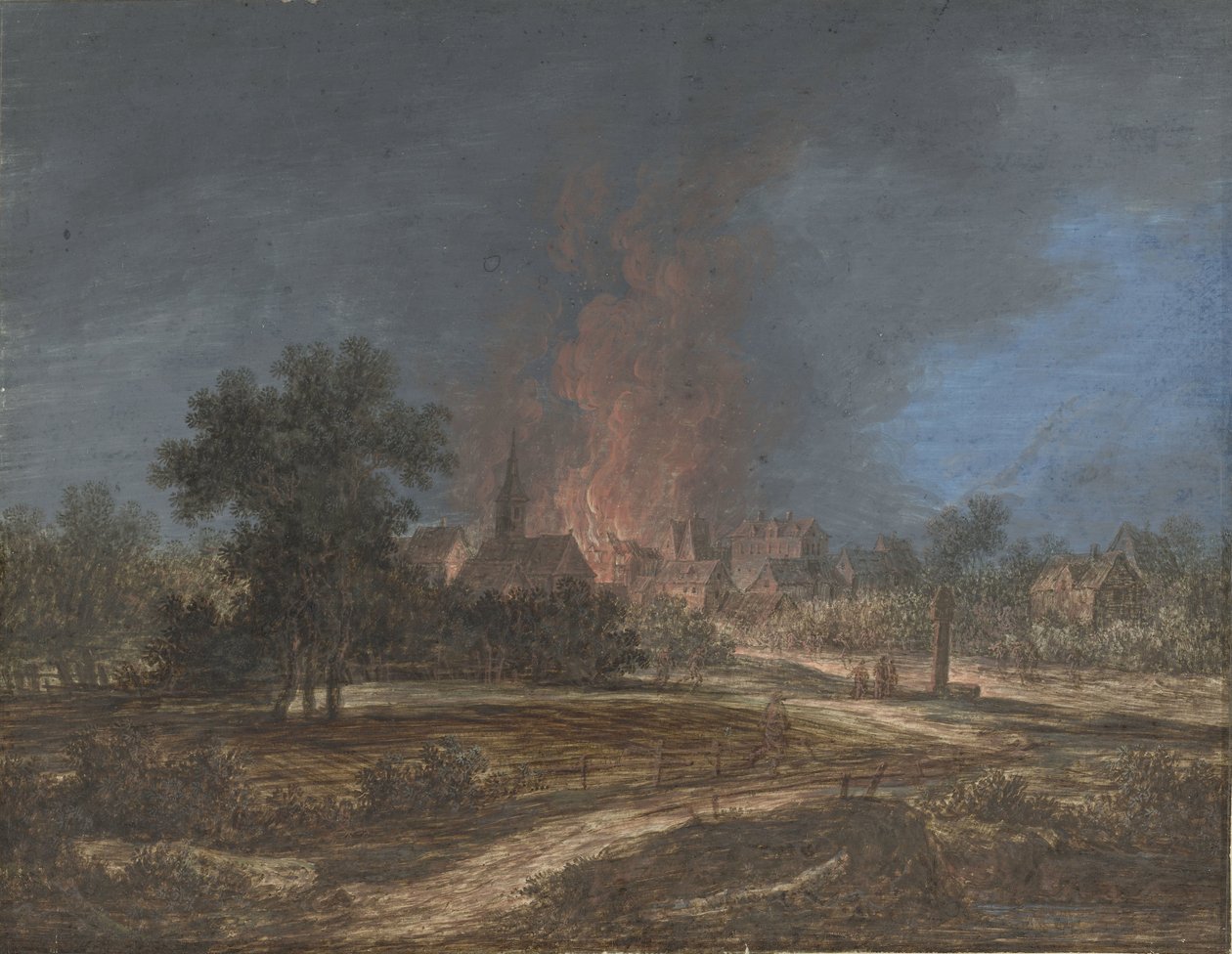 Brann i en landsby av Barbara Regina Dietzsch