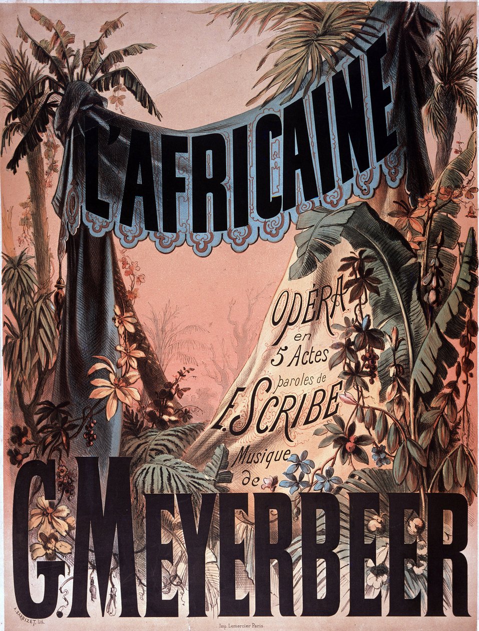 Plakat for operaen "" L