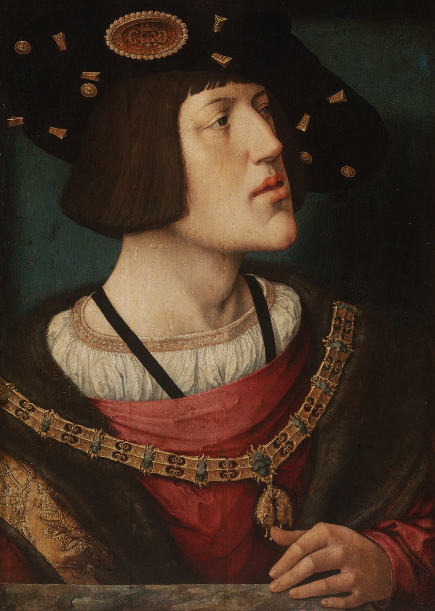 Portrett av Karl V (1519) av Barend van Orley