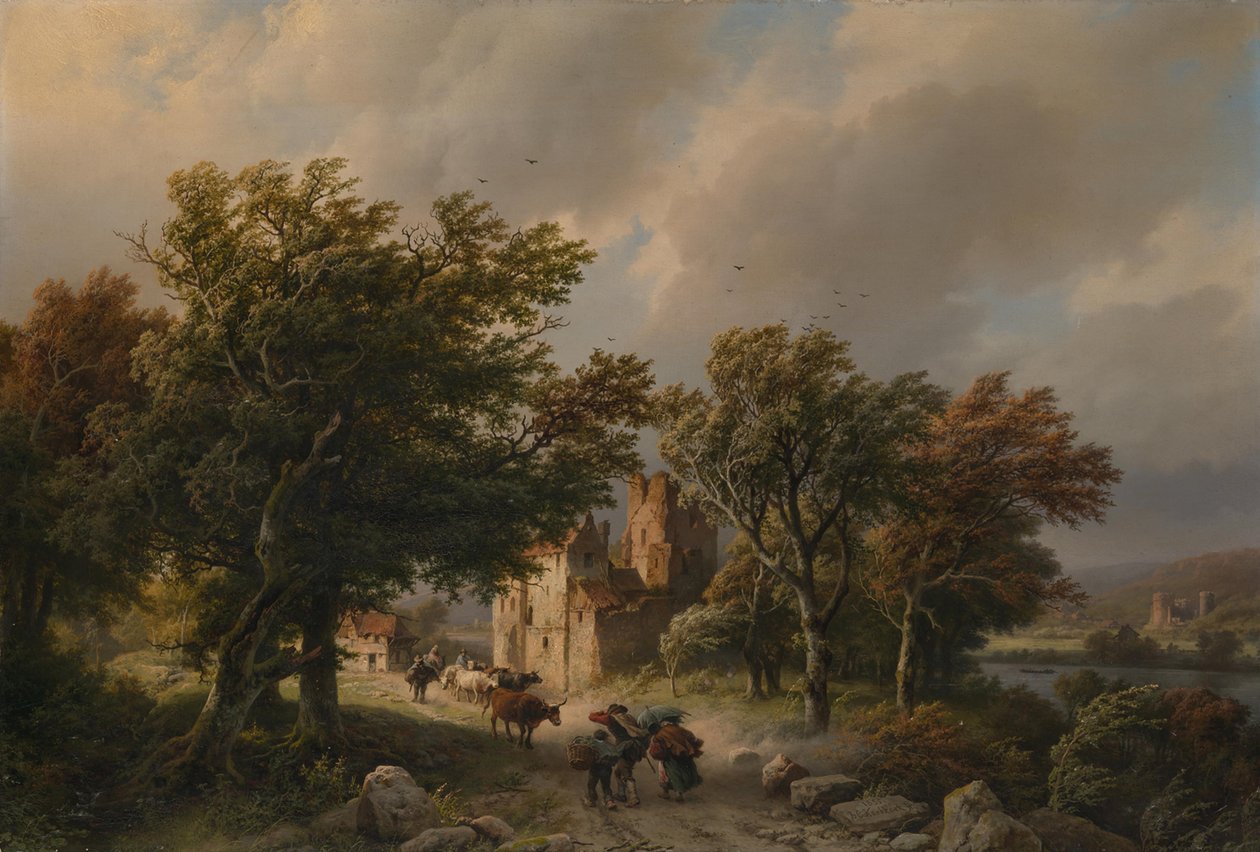 Vindkastet av Barend Cornelis Koekkoek