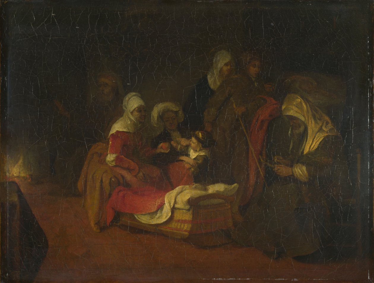 Navngivningen av døperen Johannes, ca. 1655 av Barent Fabritius