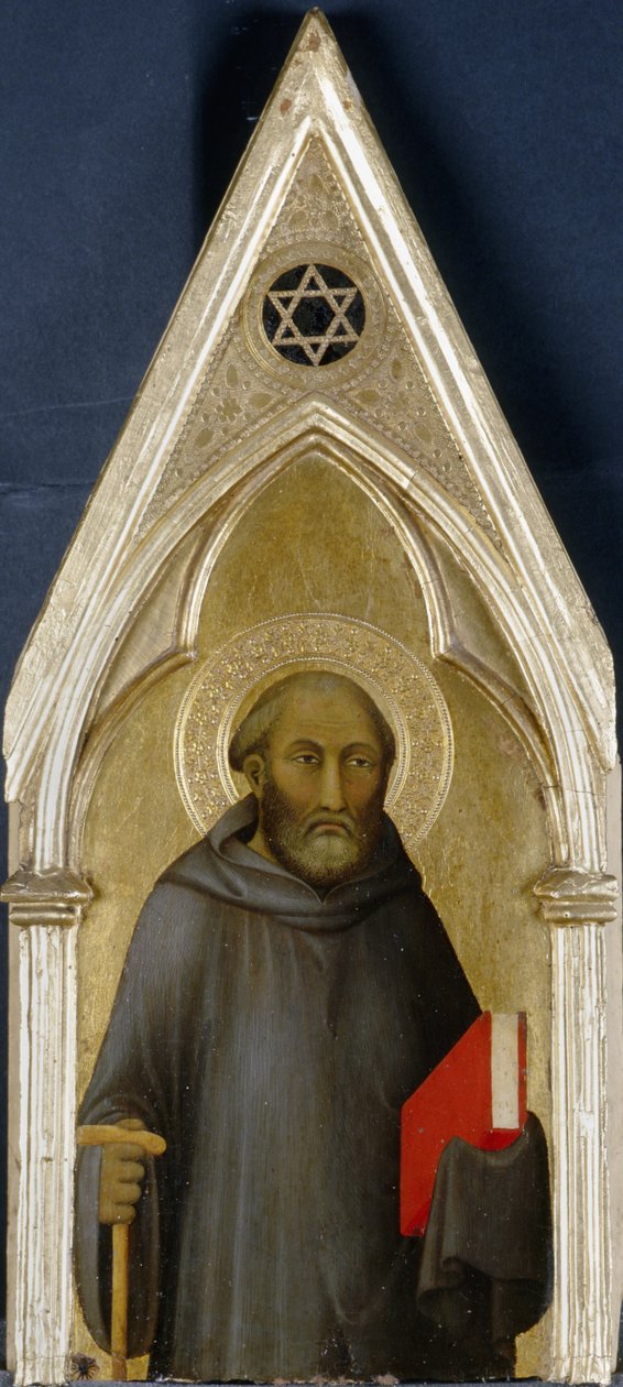 Saint, ca. 1340 (tempera på poppeltre) av Barna da Siena