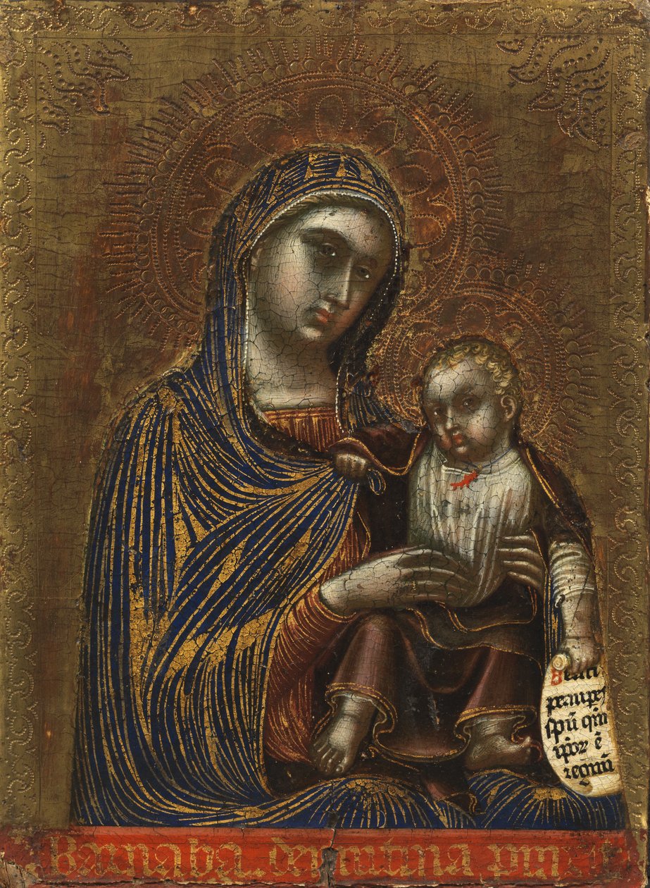 Jomfru og barn, ca. 1365-70 av Barnaba da Modena