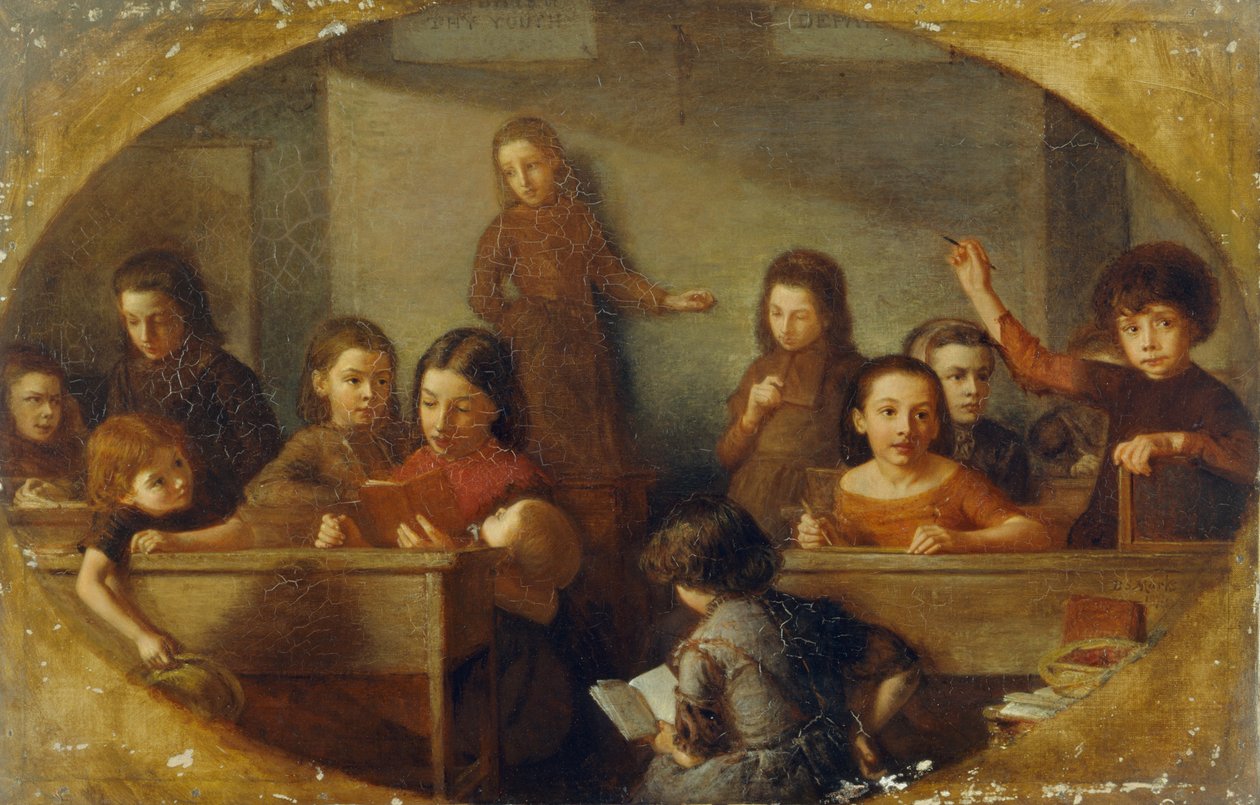 Barn på kostskolen av Barnett Samuel Marks