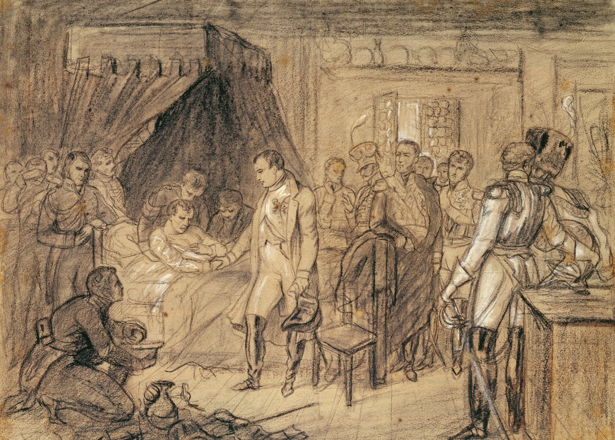 Marskalk Jean Lannes (1769-1809) død, hertug av Montebello av Antoine Jean Gros