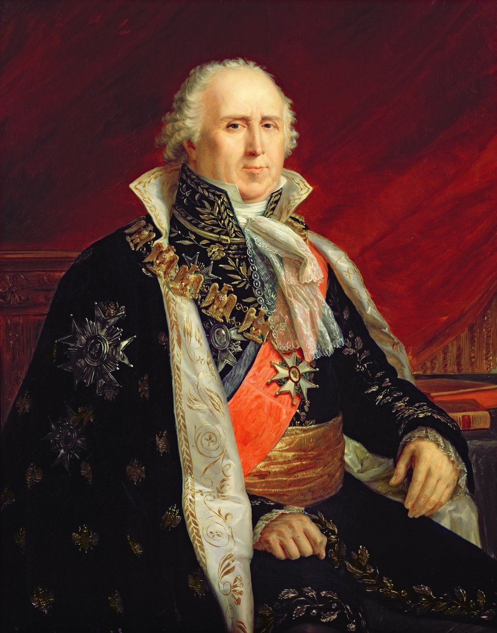 Charles-Francois Lebrun (1739-1824) hertug av Plaisance i kostymet til imperiets erkekasserer av Baron François Pascal Simon Gérard
