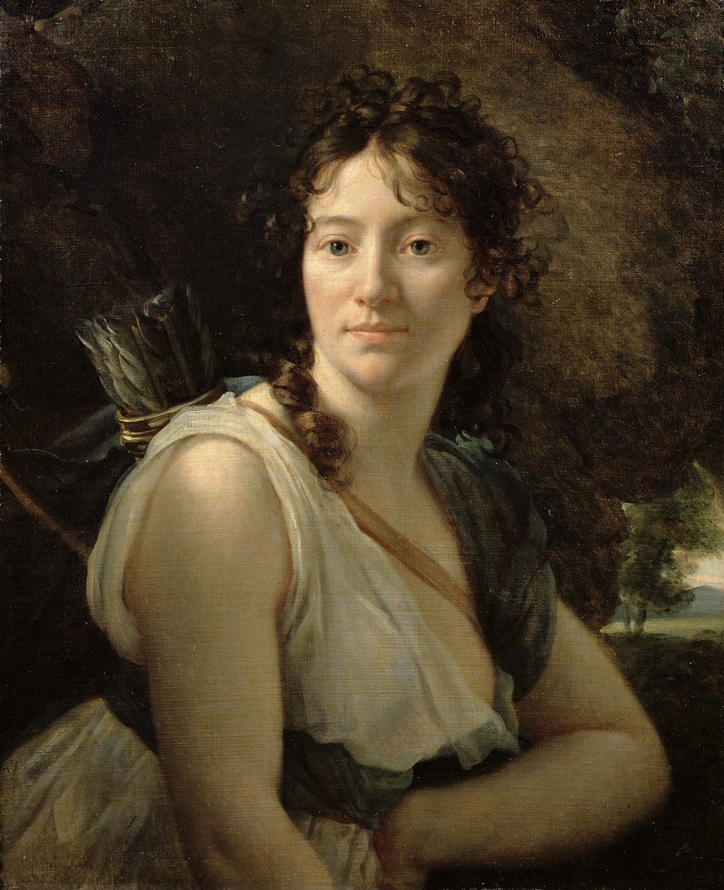 Mademoiselle Duchesnoy i rollen som Dido av Baron François Pascal Simon Gérard