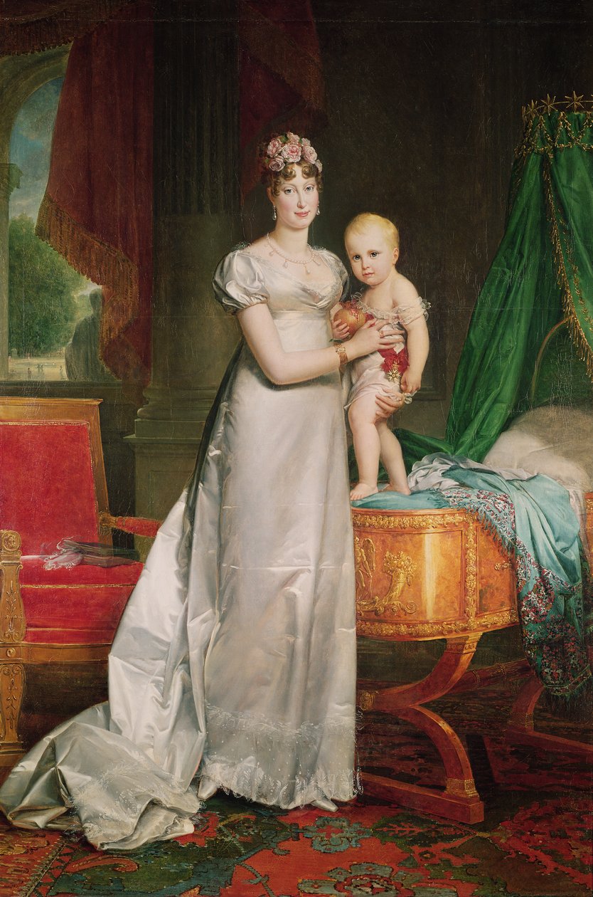 Marie Louise (1791-1847) og kongen av Roma (1811-32) av Baron François Pascal Simon Gérard