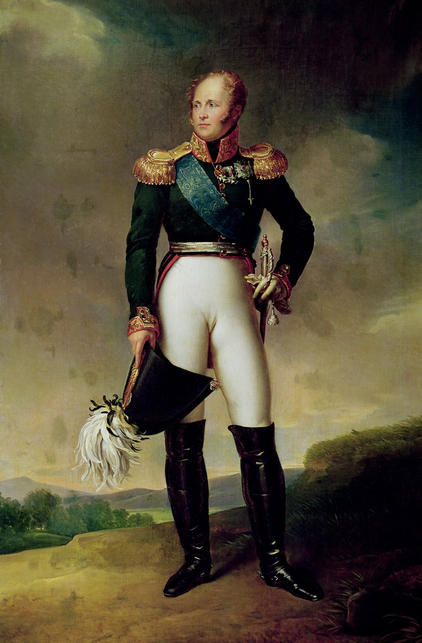 Portrett av Alexander I (1777-1825) 1814 av Baron François Pascal Simon Gérard