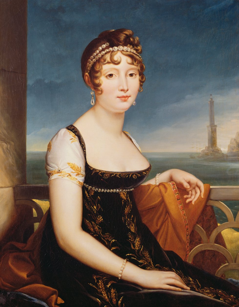 Portrett av Caroline Bonaparte, dronning av Napoli av Baron François Pascal Simon Gérard
