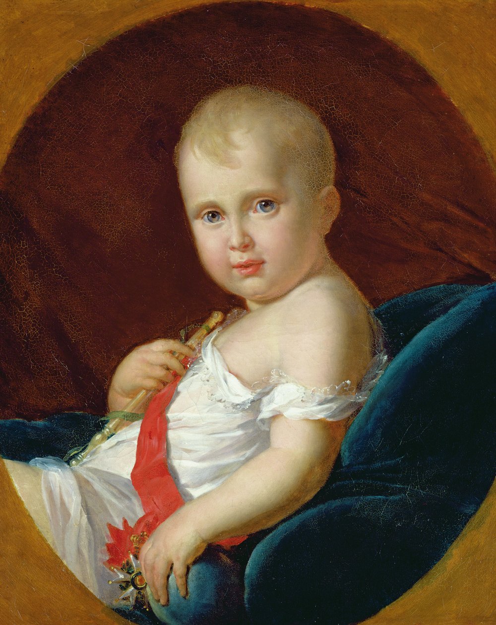 Portrett av Napoleon, keiserprins og konge av Roma, 1815 av Baron François Pascal Simon Gérard