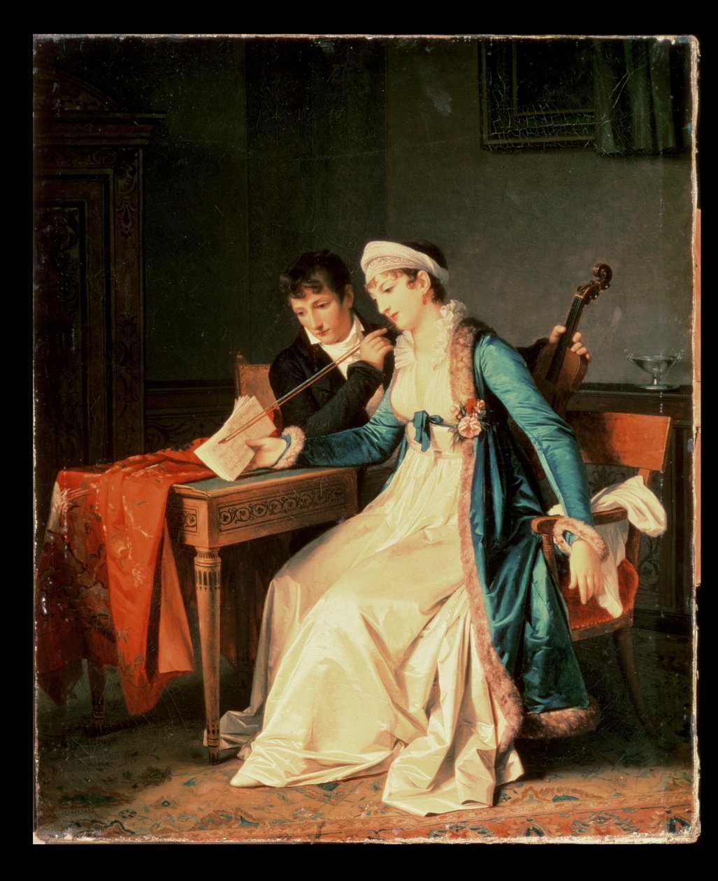 Musikktimen, 1790 av Baron François Pascal Simon Gérard
