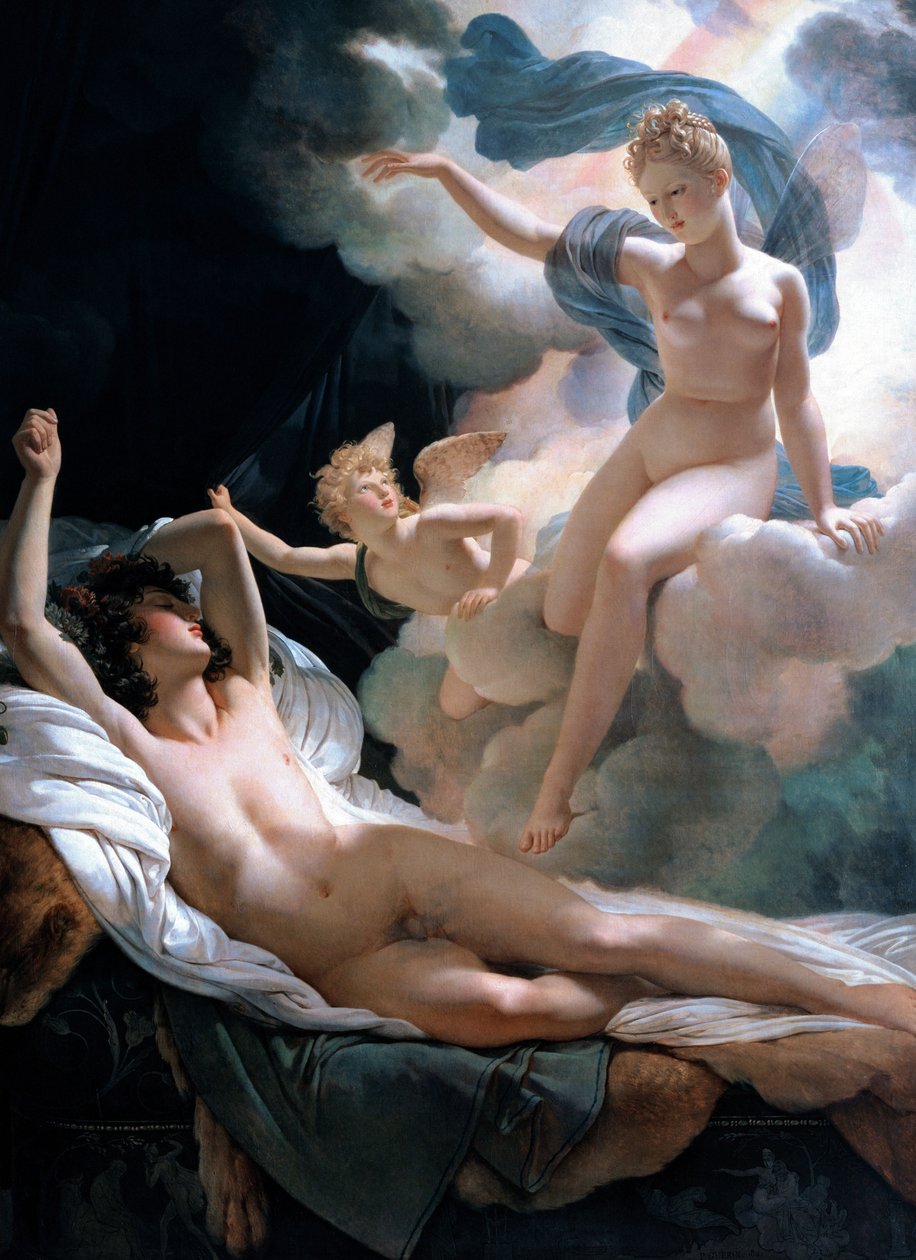 Morpheus og Iris, 1811 av Baron Pierre Narcisse Guerin