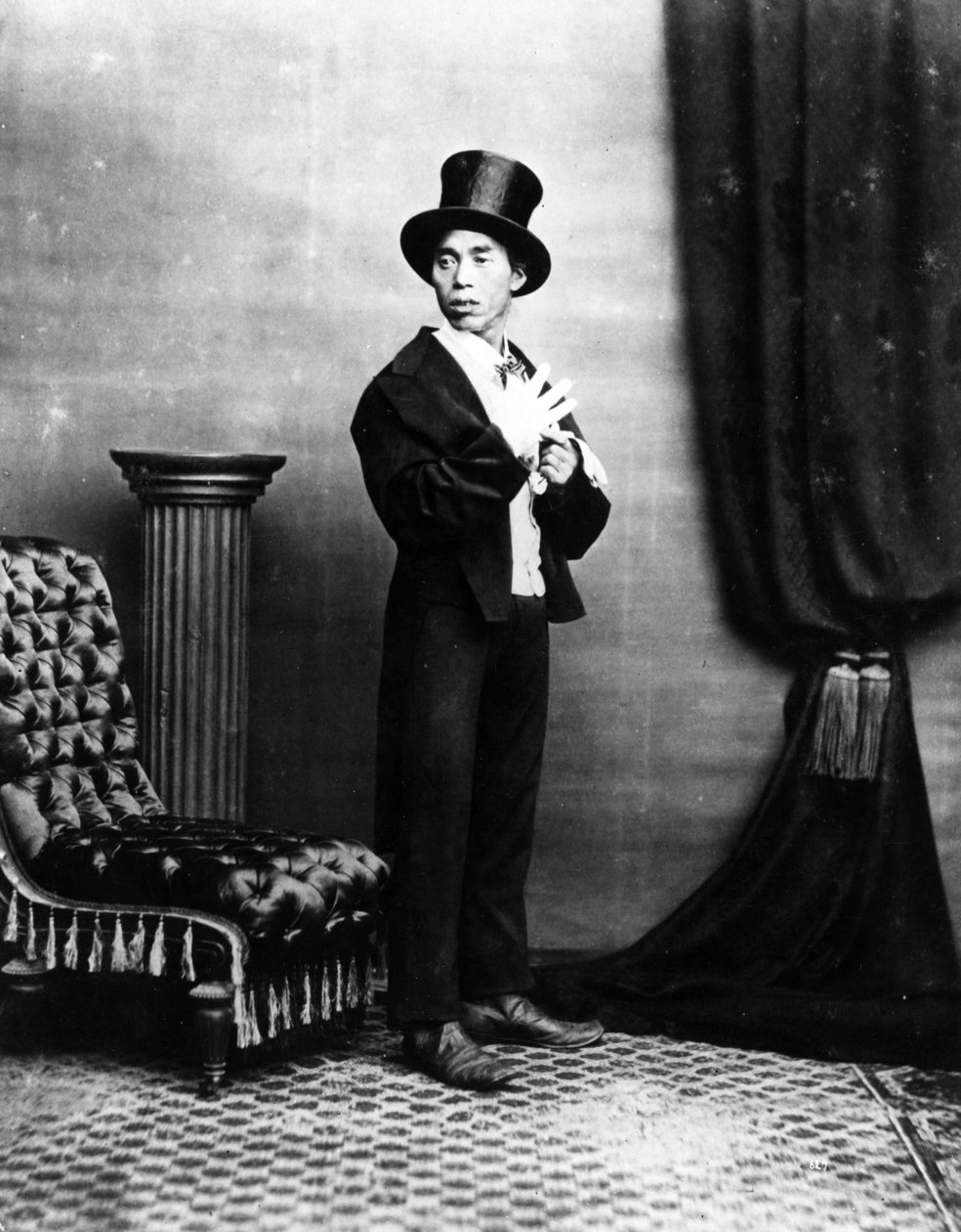 En japansk gentleman i Western Garb, 1875 av Baron Raimund von Stillfried