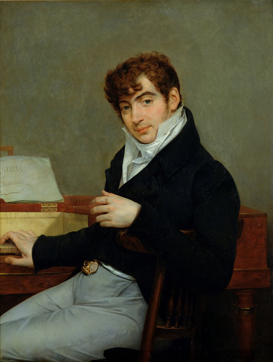 Portrett av Pierre Zimmermann (1785-1853) 1808 (olje på lerret) av Baron Antoine Jean Gros
