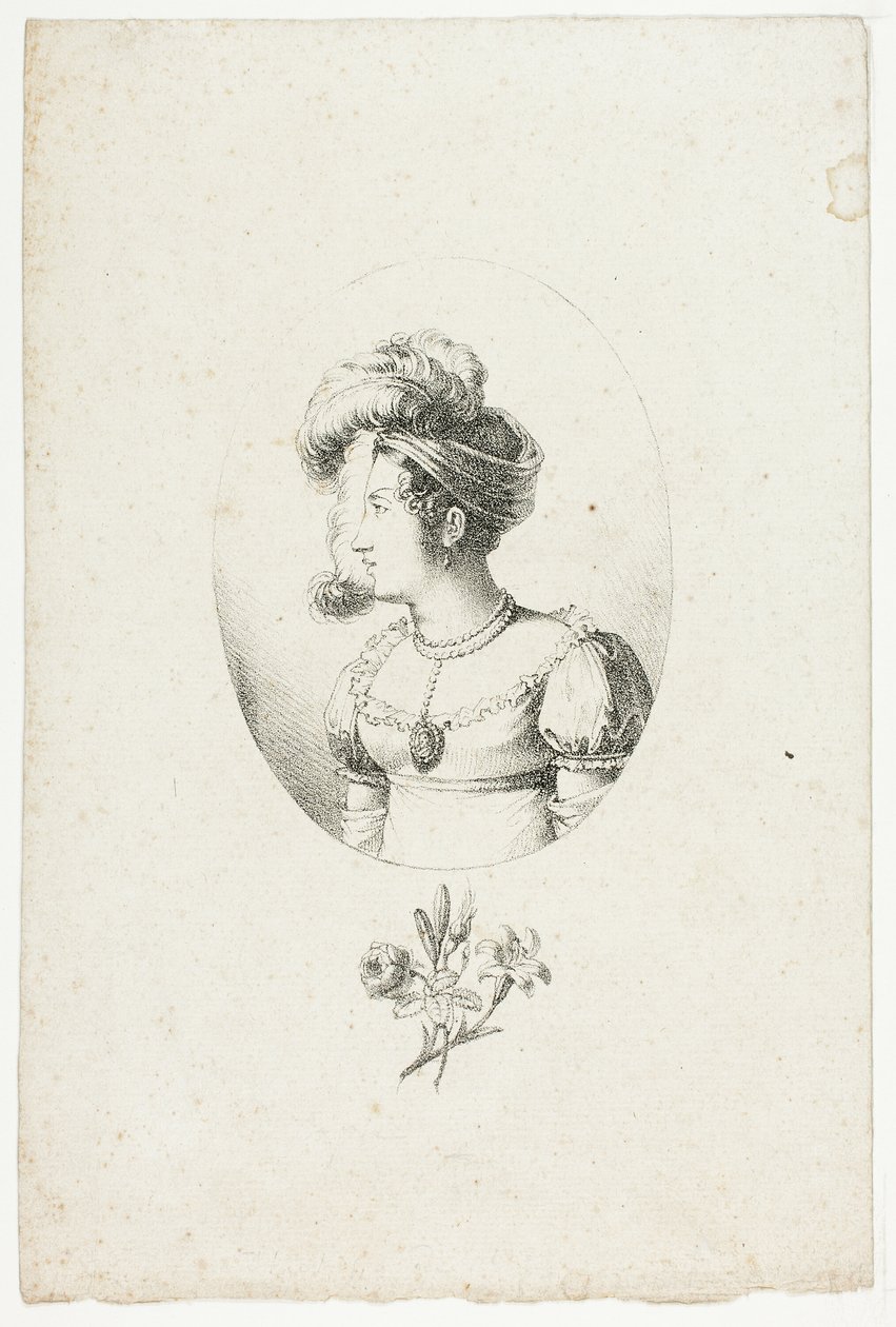 Portrett av hertuginnen de Berry av Baron François Pascal Simon Gérard