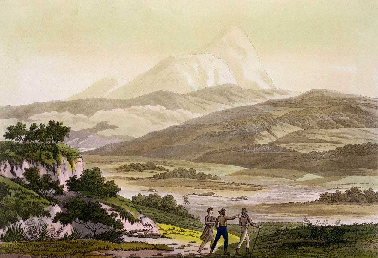 Mount Cayambe, Ecuador, fra 