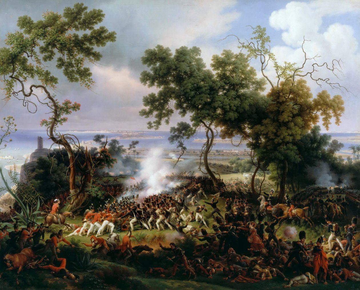 Slaget ved Barrosa, 5. mars 1811 av Baron Lejeune Louis François