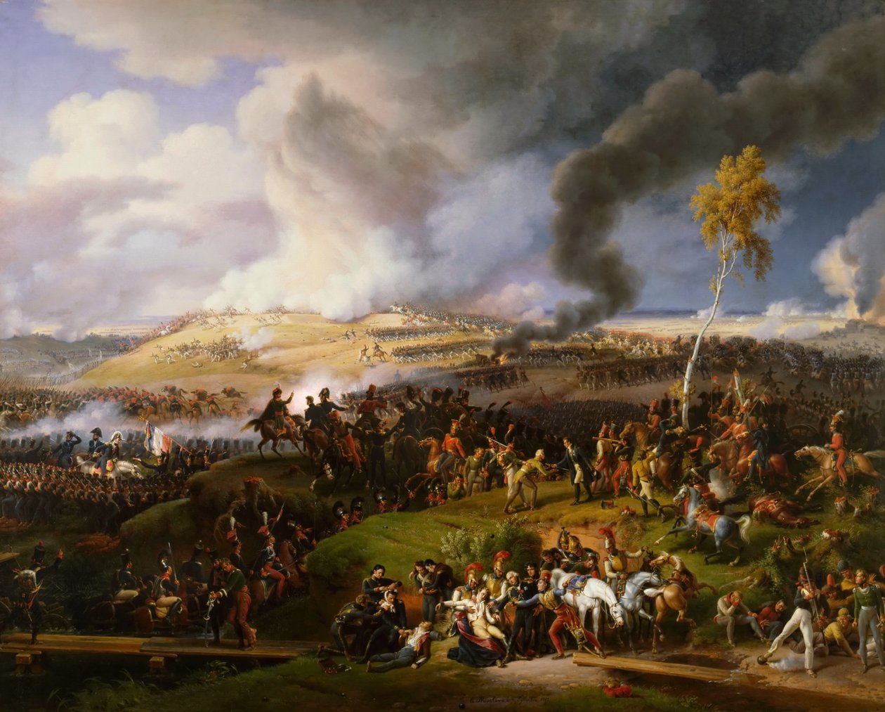 Slaget ved Borodino 26. august 1812 av Baron Lejeune Louis François