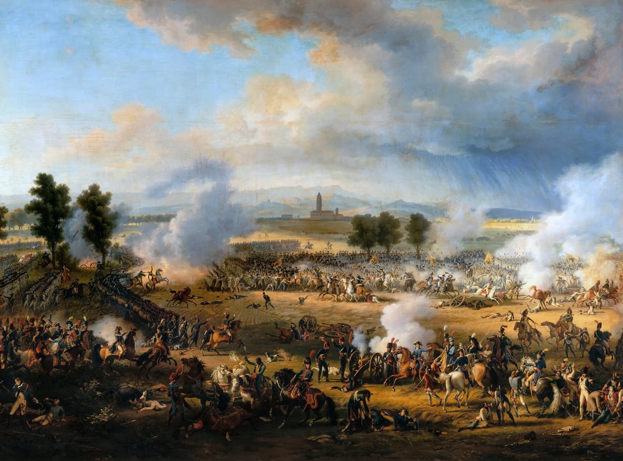 Slaget ved Marengo 14. juni 1800 av Baron Lejeune Louis François