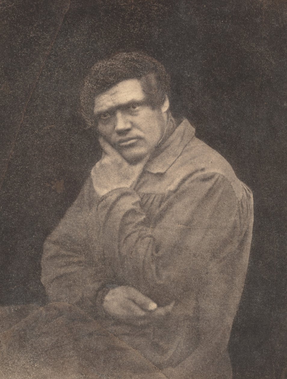 Portrett av en mann av Baron Louis Adolphe Humbert De Molard