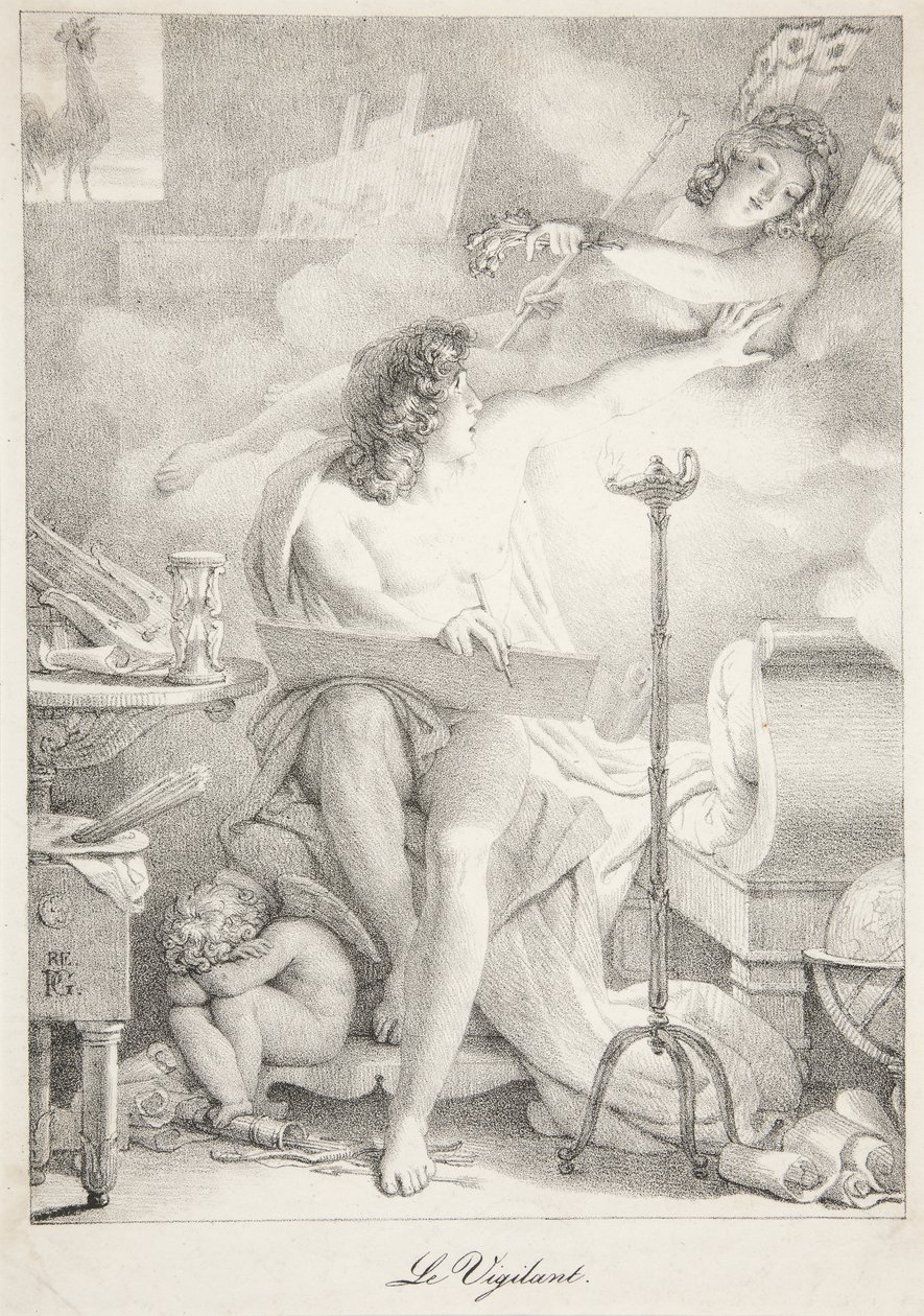 Den årvåkne av Baron Pierre Narcisse Guerin